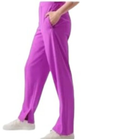 Athleta Brooklyn Heights High Rise Pants in Jazzy Purple 12 - Picture 1 of 5